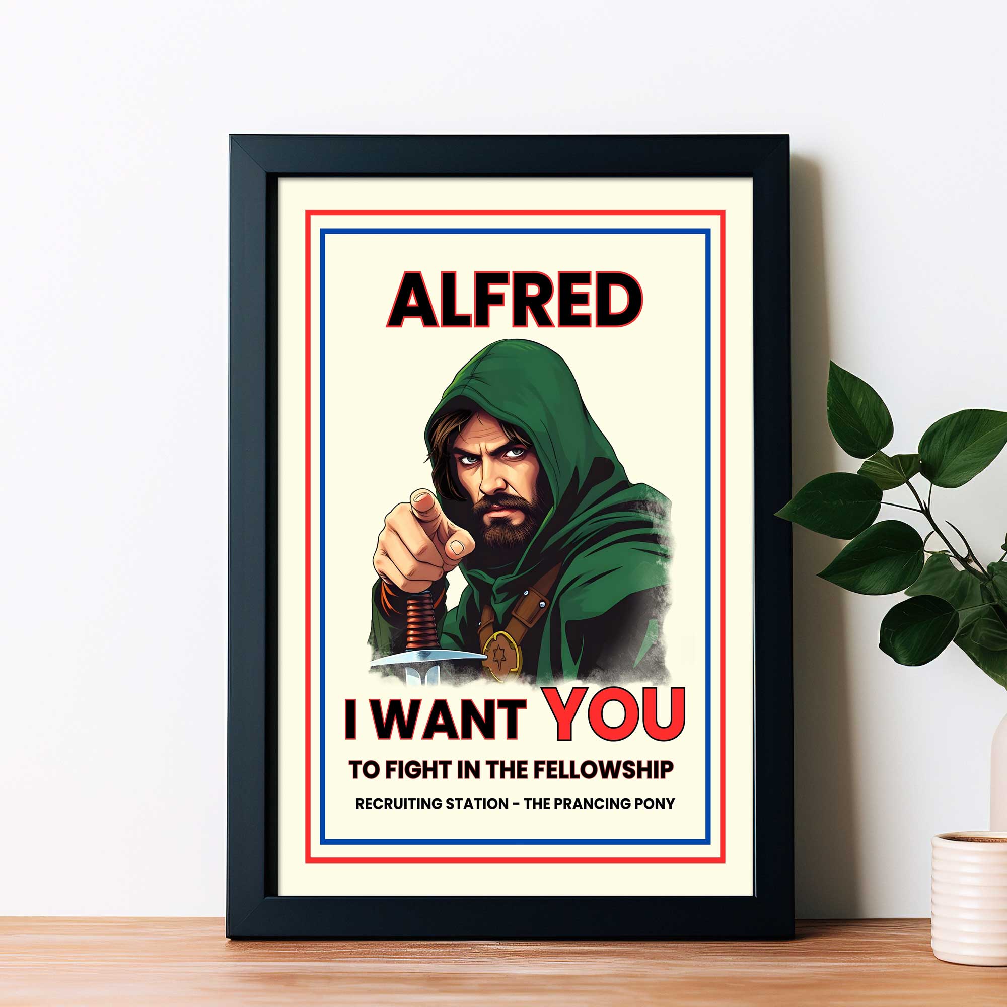 LoTR Editable Poster - Aragorn
