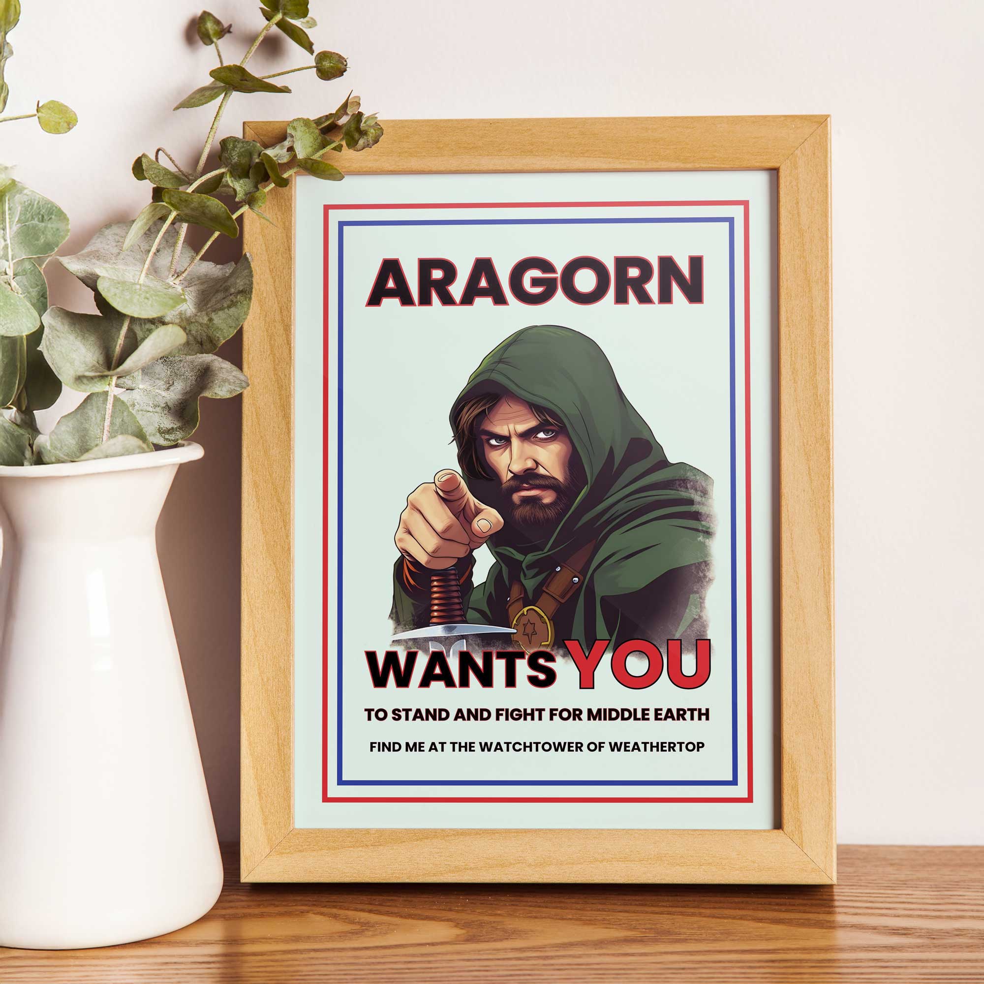 LoTR Editable Poster - Aragorn - Image 6