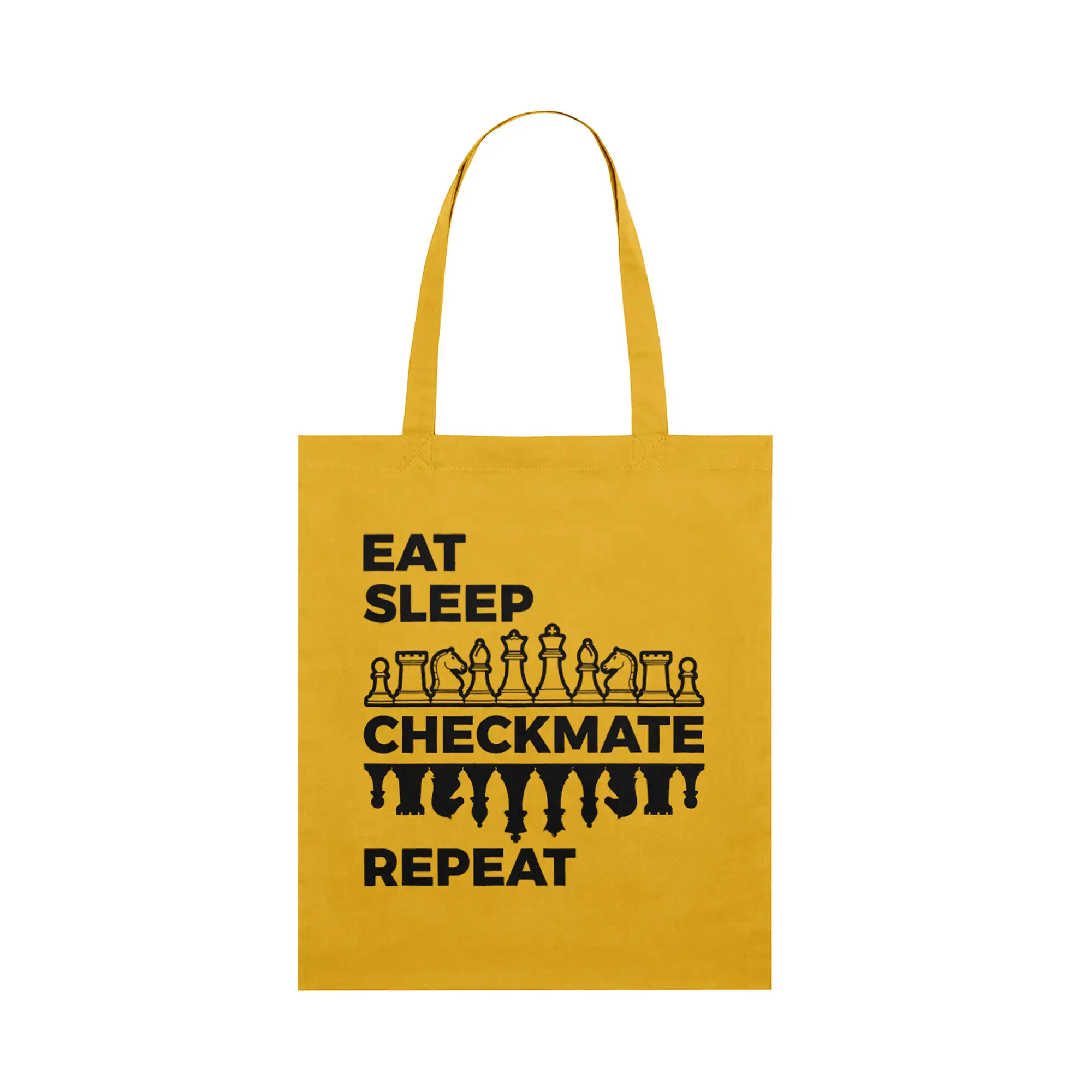 Chess Tote Bag, Eat Sleep Checkmate Repeat - Image 9