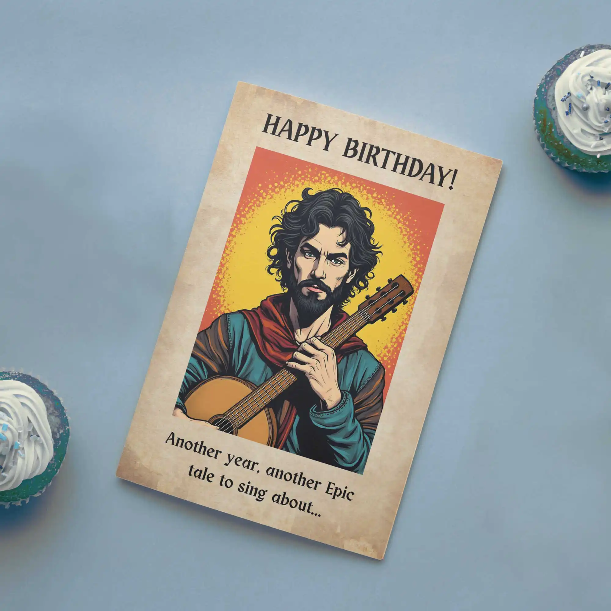 DnD Birthday Card - Bard