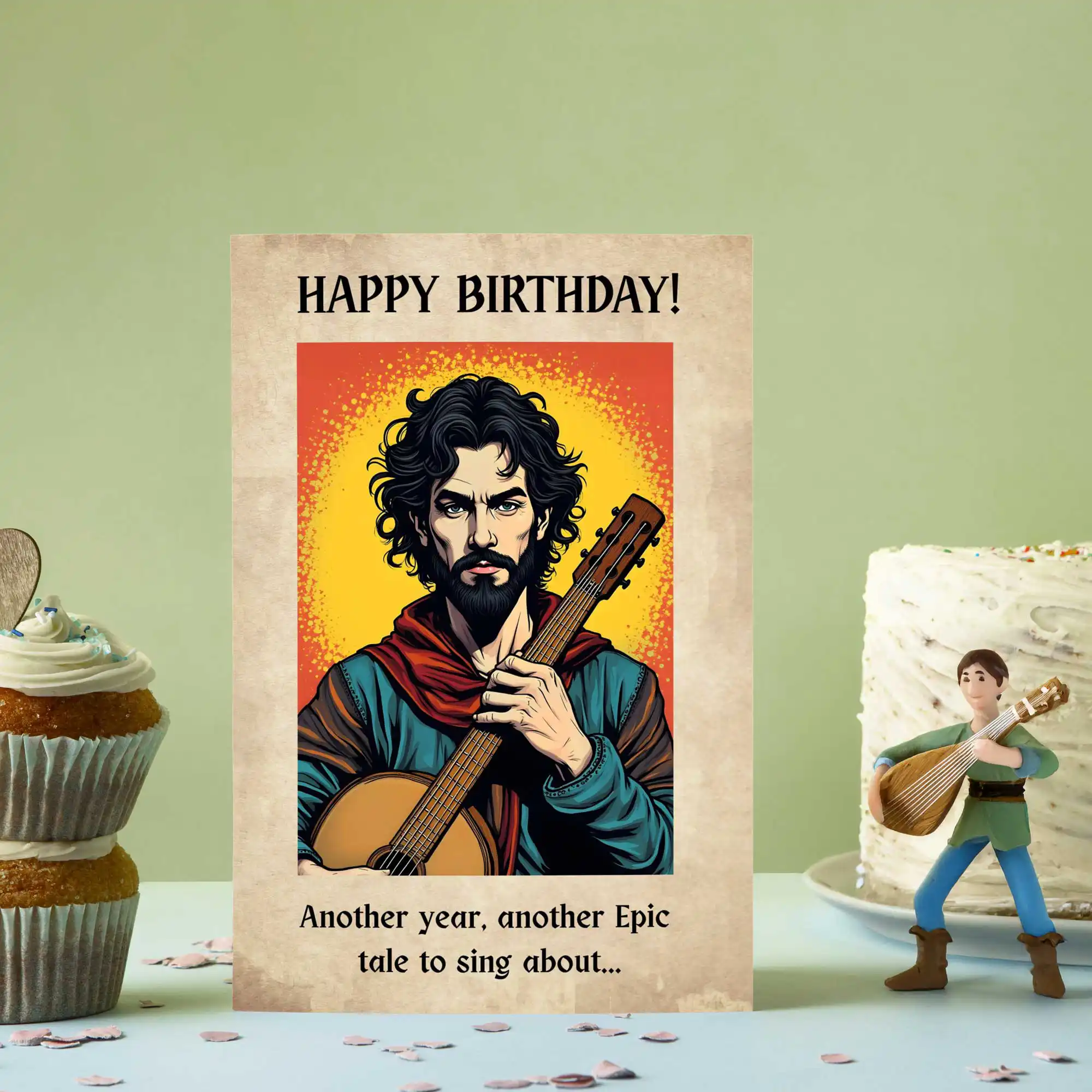 DnD Birthday Card - Bard - Image 5