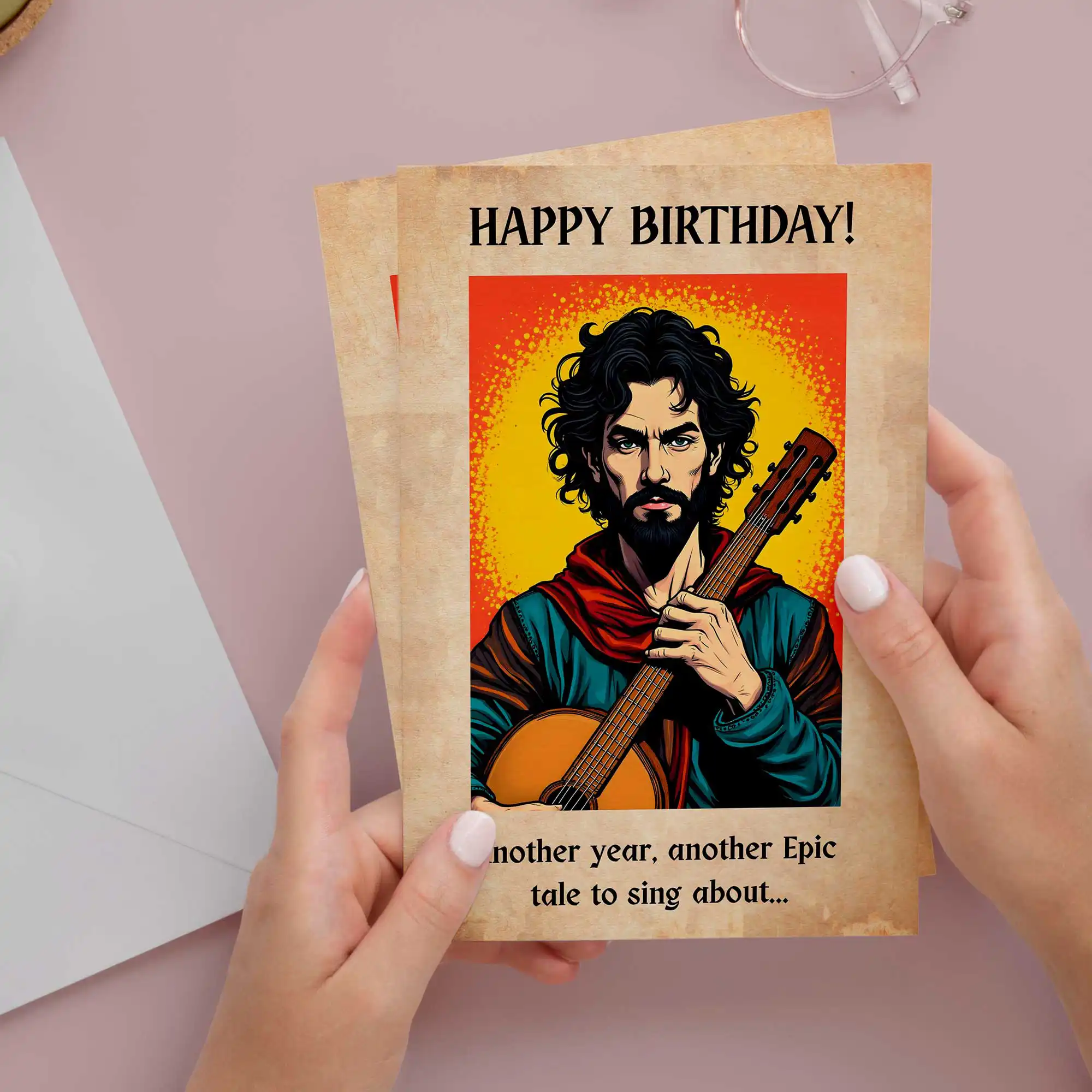 DnD Birthday Card - Bard - Image 8