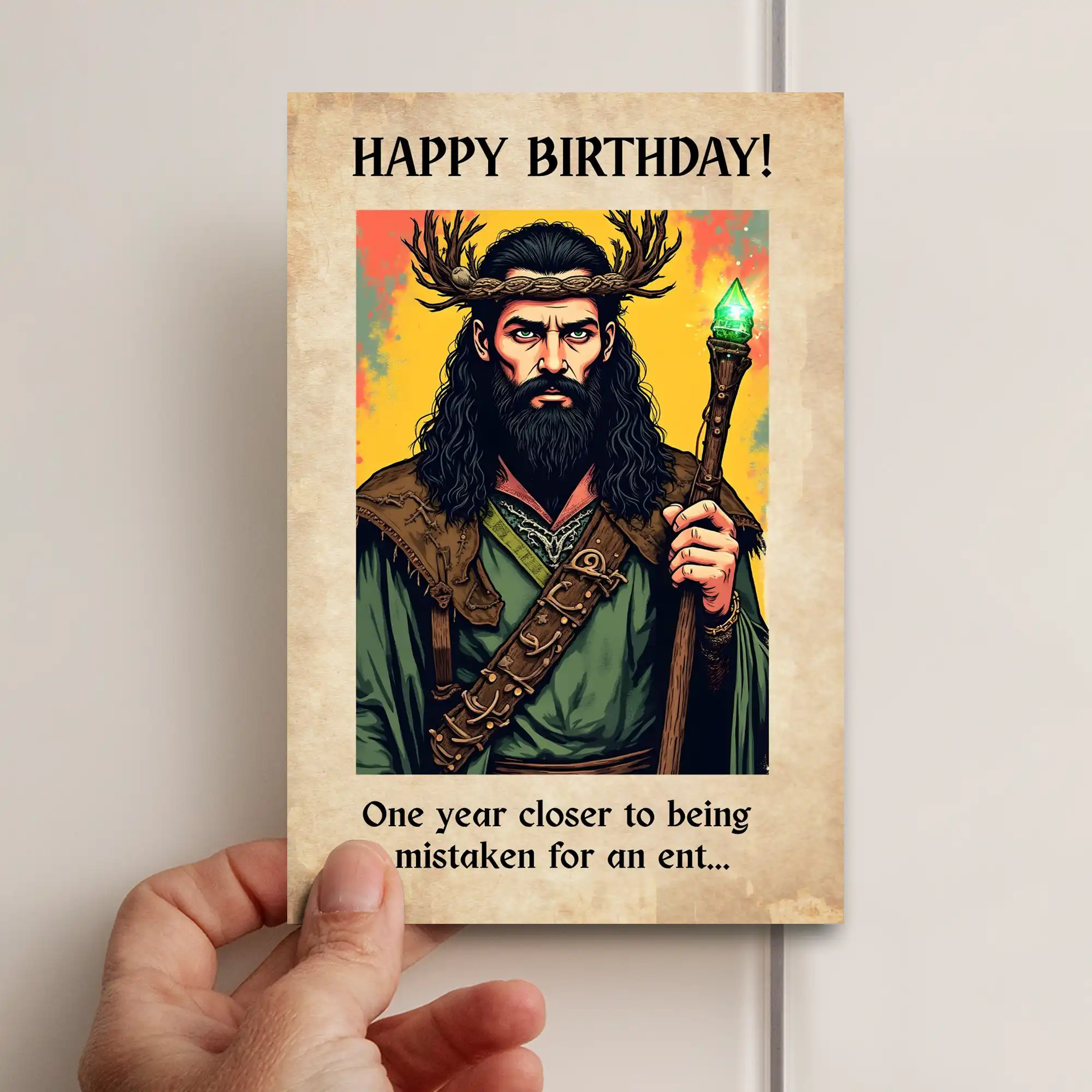 DnD Birthday Card - Druid - Image 4