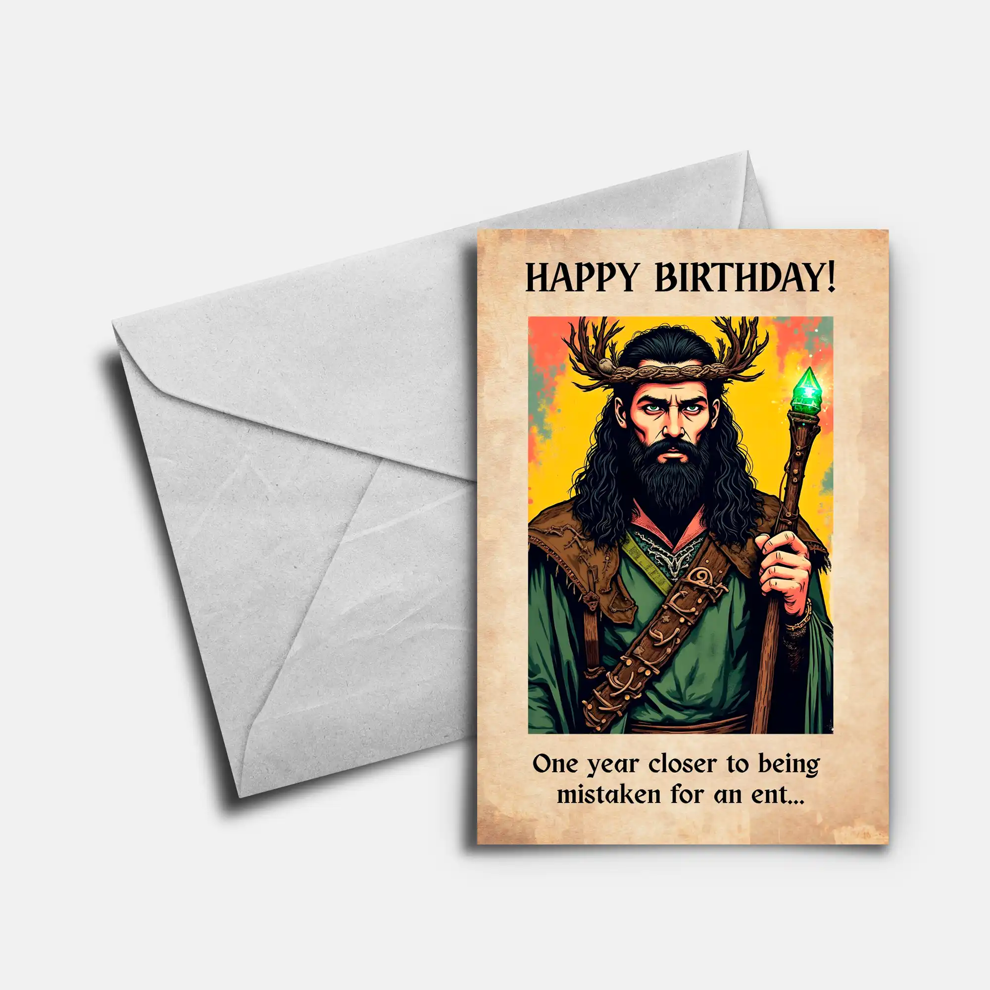 DnD Birthday Card - Druid - Image 5