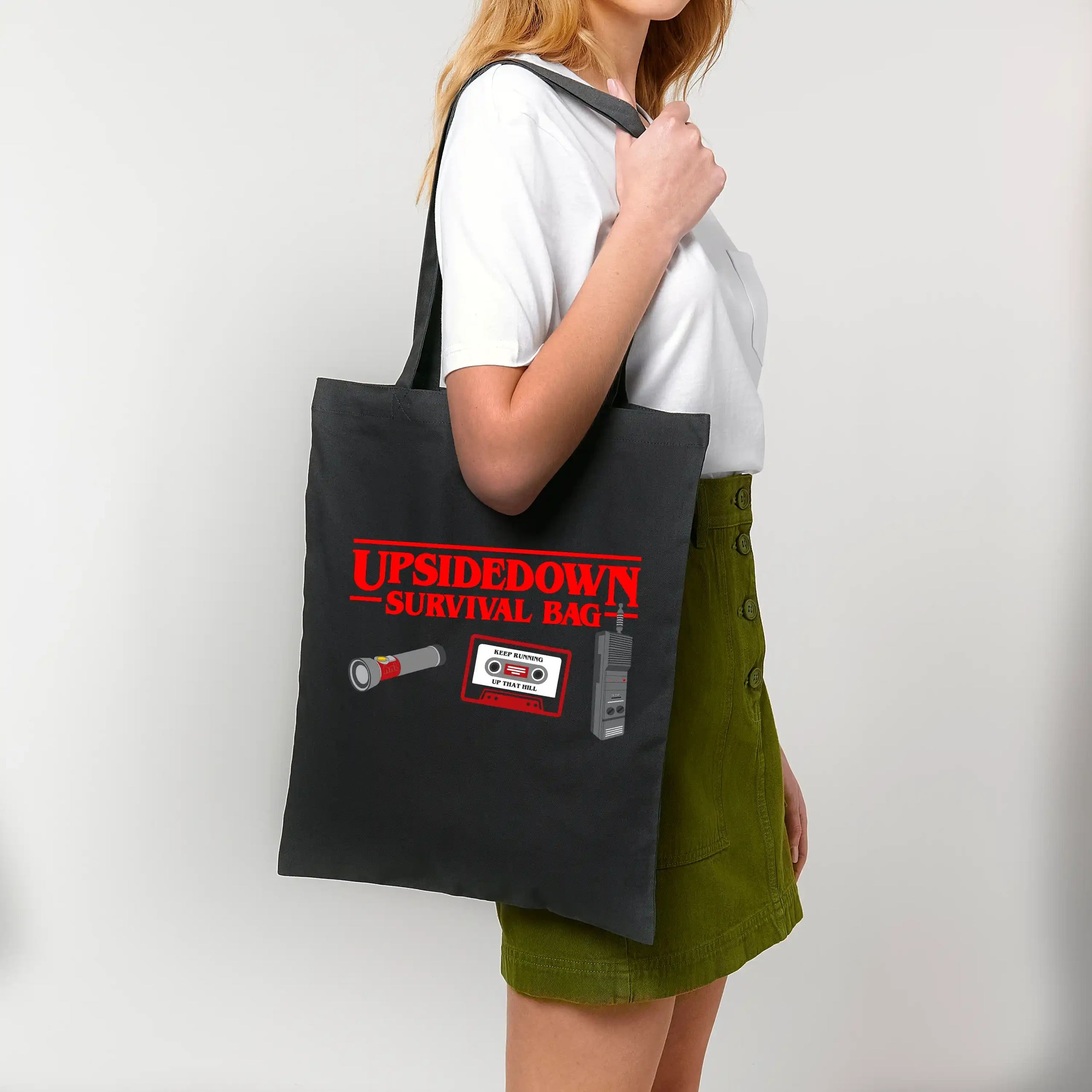 Stranger Things Tote Bag - Upside Down Survival Bag